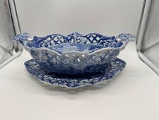 Antique spode blue for sale  Saint Louis