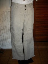 Pantalon coton beige d'occasion  Colmar