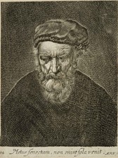 A. WOLFGANG (1660-1726), Bärtiger Mann mit gesenktem Blick, Rad. Klassizismus comprar usado  Enviando para Brazil