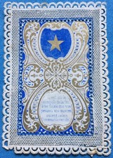 Antico santino merlettato usato  Garlasco