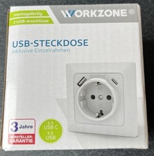 Usb steckdose workzone gebraucht kaufen  Georgsmarienhütte