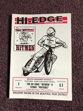 Speedway programme buxton for sale  POOLE