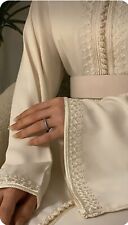 Kaftan marroquino feito sob medida, elegante caftan de casamento, vestido Nikah Abaya comprar usado  Enviando para Brazil