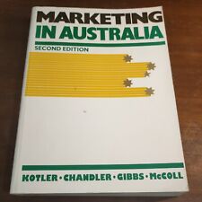 Marketing In Australia by Kotler, Chandler, Gibbs, McColl (Paperback, 1989) 2nd  na sprzedaż  Wysyłka do Poland