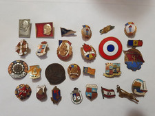 Lot badges ancien d'occasion  Solesmes