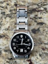 Victorinox Swiss Army Alliance relógio grande modelo 241322 aço inoxidável safira comprar usado  Enviando para Brazil