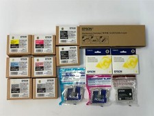 Lote de cartuchos de tinta Epson genuínos novos em folha caixas abertas veja fotos Leia a descrição comprar usado  Enviando para Brazil