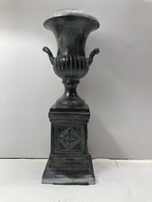 Urna/pedestal estilo Medici bronze 13”X4” 5 libras ótima pátina linda peça!! comprar usado  Enviando para Brazil