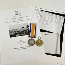 Ww1 medal pair for sale  ROYSTON