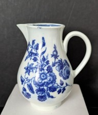 Jarro pequeno de bico pardal WORCESTER “TRÊS FLORES” C1770-80 comprar usado  Enviando para Brazil