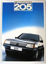 Folheto de vendas de carros PEUGEOT 205 agosto 1986 #IC587 CAD GT GTI CTI conversível++ comprar usado Folheto de vendas de carros PEUGEOT 205 agosto 1986 #IC587 CAD GT GTI CTI conversível++ comprar usado  Enviando para Brazil