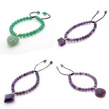 Corda trançada macramê contas redondas pulseiras de pedra cristal frasco de perfume difusor comprar usado  Enviando para Brazil
