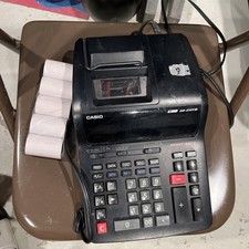 Calculadora de recibos manual contador fiscal impressora plug-in CA Casio DR-210TM DR210 comprar usado  Enviando para Brazil
