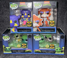 Funko Pop Digit TMNT LE Grail Leo Michelangelo Don Raphael Triceraton Rocksteady, usado comprar usado  Enviando para Brazil