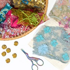 Embellished sari tulles for sale  SHREWSBURY