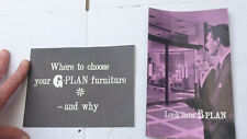 old brochure x 2 G-Plan G Plan furniture Grange centre table chair comprar usado  Enviando para Brazil