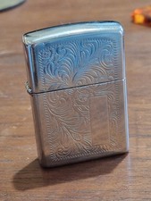 Zippo venetian chrome for sale  SOUTHAMPTON