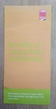 Labour party benefits for sale  GERRARDS CROSS