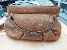 Tweed clutch bag for sale  OSWESTRY