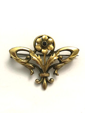 Ancienne broche fleurs d'occasion  Cernay