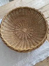 Vintage Feito à Mão Grande Cesta de Frutas Redonda Decorativa 30x8cm comprar usado  Enviando para Brazil