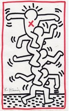 Keith haring pop usato  Cava Manara