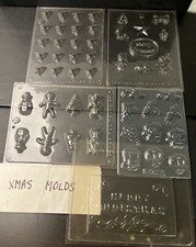 4x Moldes Plásticos Vintage 1970 Apollo Tulsa DOCES DE NATAL Chocolate 6X4" comprar usado  Enviando para Brazil