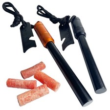 Vara de ferro grande/aço fogo e striker | Compartimento de alça | Bushcraft, camping comprar usado  Enviando para Brazil