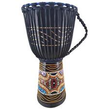 60cm Profesjonalny bęben djembe Bongo Bęben Bęben krzakowy Perkusja Motyw Kolorowy wzór, używany na sprzedaż  Wysyłka do Poland