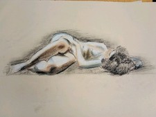 Dessin original craie d'occasion  Dax
