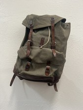Mochila militar exército suíço 1969 lona sal e pimenta Suíça comprar usado  Enviando para Brazil