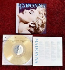 MADONNA TRUE BLUE 1986 CLEAR HONG KONG ORIGINAL VINYL PROMO INSERT TITLE GRAPHIC comprar usado  Enviando para Brazil