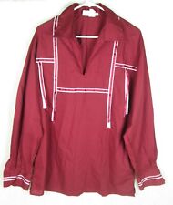 Ribbon shirt maroon for sale  Las Cruces