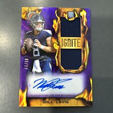 WILL LEVIS 2023 Topps Composite AUTO DUAL RELIC IGNITE RPA RC /99 Titans, usado comprar usado  Enviando para Brazil