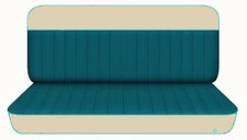 Capas de assento de caminhão compatíveis com picape Ford F100 1953 a 1978 banco dianteiro areia e azul-petróleo comprar usado  Enviando para Brazil