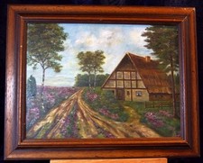 Kleines ölgemälde holz gebraucht kaufen  Fuldabrück