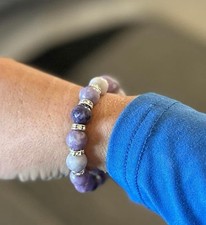Natural lepidolite round for sale  Reidsville