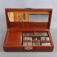 Kit de mala ferramenta de limpeza de viagem estojo de beleza masculino vintage anos 60 comprar usado  Enviando para Brazil