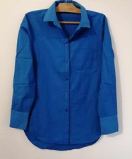 Chemise bleu électrique d'occasion  Bourg-de-Thizy