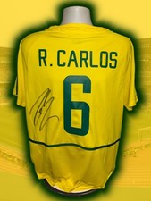 Camisa Copa do Mundo 02 assinada à mão ROBERTO CARLOS Brasil Home - Prova comprar usado Camisa Copa do Mundo 02 assinada à mão ROBERTO CARLOS Brasil Home - Prova comprar usado  Enviando para Brazil