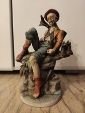 Statuina capodimonte cacciator usato  Italia