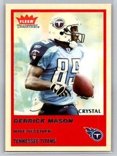 2004 Fleer Tradition #161 Derrick Mason Crystal #/150 Tennessee Titans F29 comprar usado  Enviando para Brazil