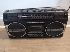 Usado, Rádio FM cassete Sharp GF-4700.  Cinto novo.  Cassete funciona com todos os botões.  comprar usado  Enviando para Brazil
