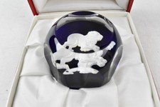 Baccarat paperweight clear for sale  NORTHAMPTON