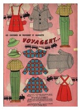 1962 document decoupage d'occasion  Brignais