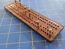 Leather cribbage board for sale  Eau Claire