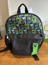 Minecraft Creeper Mini Mochila Infantil com Zíper Leia a Descrição Postagem Grátis Reino Unido comprar usado  Enviando para Brazil