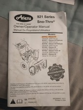Ariens 921 series for sale  Cheshire