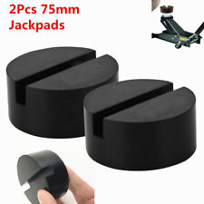 2 peças preto faça você mesmo carro SUV quadro entalhado trilho piso hidráulico disco borracha JACKPAD 75MM comprar usado  Enviando para Brazil