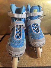Patins em linha ajustáveis unissex PAPAISON EUA 3–5,3 rodas lâminas de rolo para iniciantes comprar usado  Enviando para Brazil